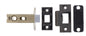 Atlantic Bolt Through Tubular Latch - Black Nickel - 2.5"