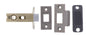 Atlantic Bolt Through Tubular Latch - Distressed Silver - 2.5"