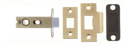 Atlantic Bolt Through Tubular Latch - Polished Brass - 2.5"