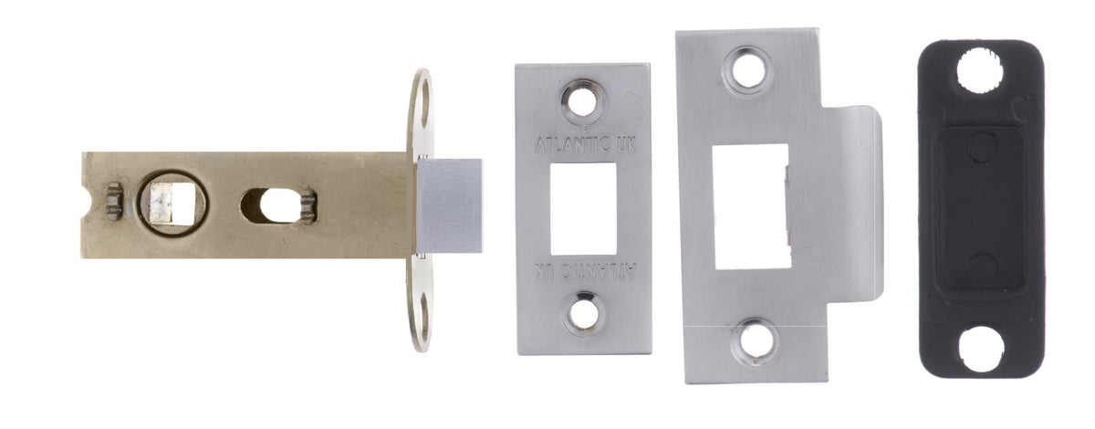 Atlantic Bolt Through Tubular Latch - Satin Chrome - 2.5"