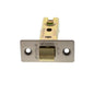 Atlantic Fire-Rated CE Marked Bolt Through Tubular Latch - Matt Gun Metal - 3"