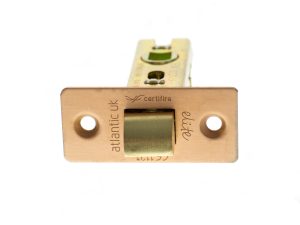 Atlantic Fire-Rated CE Marked Bolt Through Tubular Latch - Urban Satin Copper - 3"