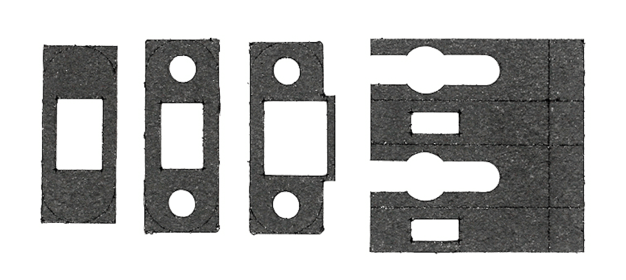 Atlantic Tubular Latch Intumescent Latch Kit FD60 - Default - 1mm