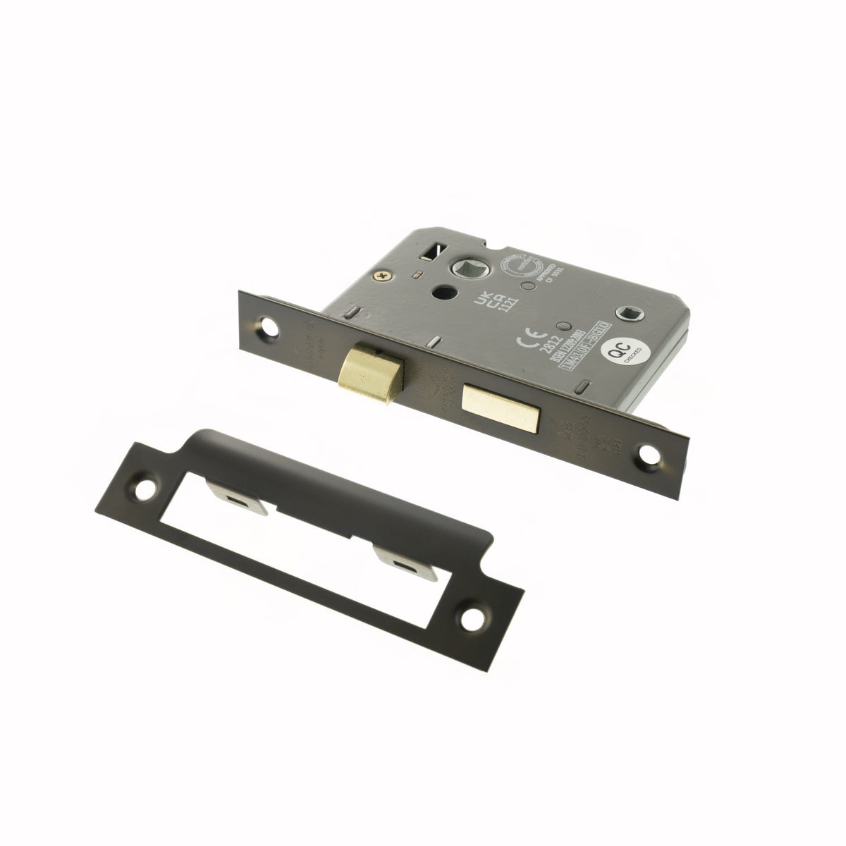 Atlantic Bathroom Lock [CE] 3" - Urban Dark Bronze - Default