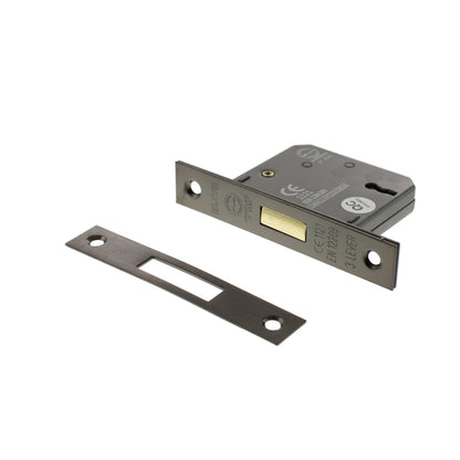 Atlantic 3 Lever Key Deadlock [CE] Keyed Alike 3" - Urban Bronze
