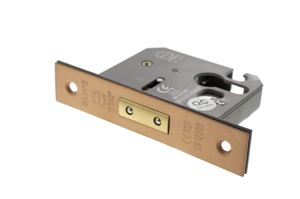 Atlantic Euro Deadlock [CE] - Urban Satin Copper - 3"