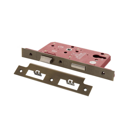 Atlantic DIN Euro Profile Sashlock Double Throw 60mm backset - Matt Antique Brass - Default