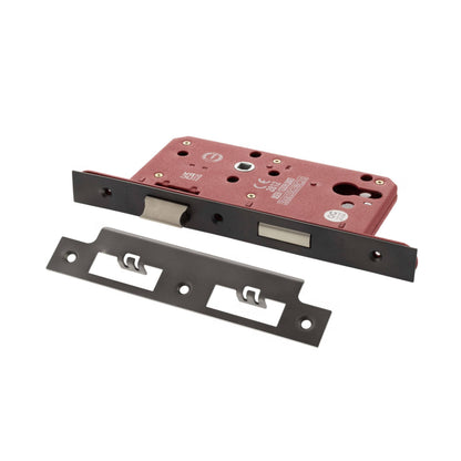 Atlantic DIN Euro Profile Sashlock Double Throw 60mm backset - Matt Gun Metal - Default