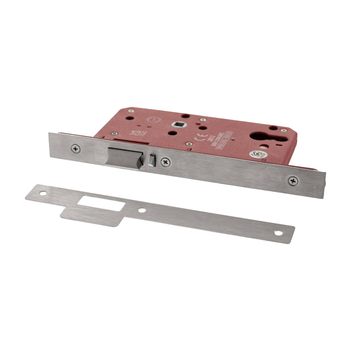 Atlantic DIN Night Latch 60mm backset - Satin Stainless Steel - Default