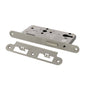 Atlantic DIN Radius Euro Profile Deadlock Double Throw 60mm backset - Satin Stainless Steel - Default