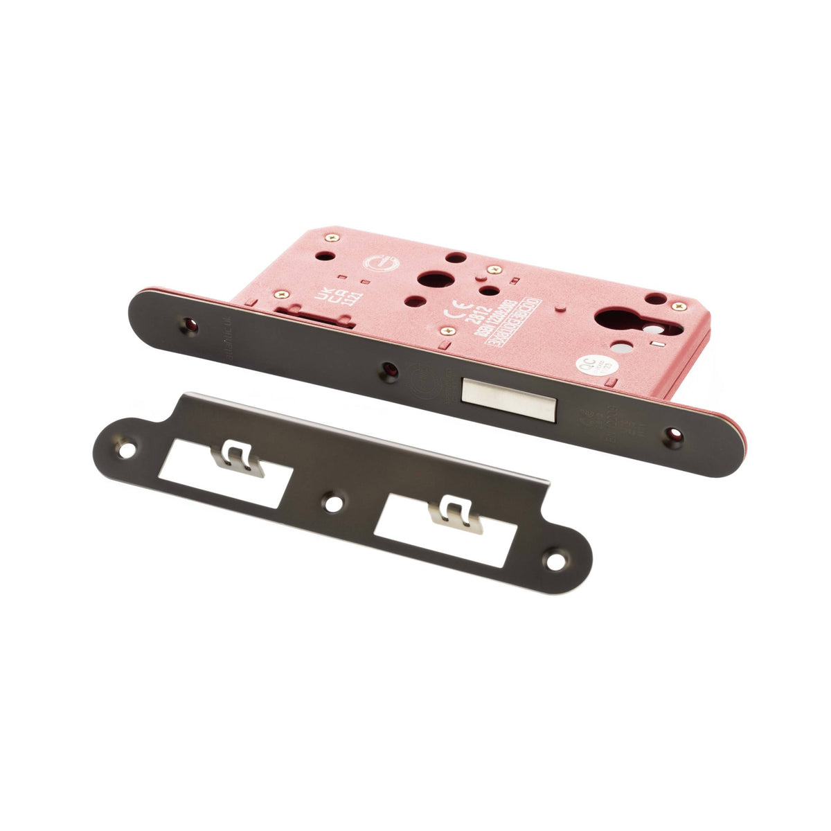 Atlantic DIN Radius Euro Profile Deadlock Double Throw 60mm backset - Urban Dark Bronze - Default