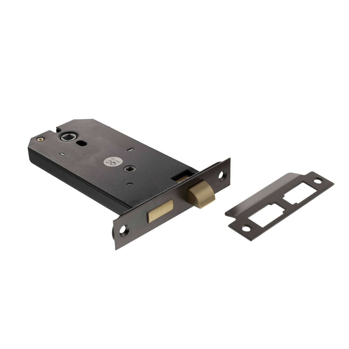 Atlantic Horizontal Bathroom Sashlock - Matt Gun Metal - 6"