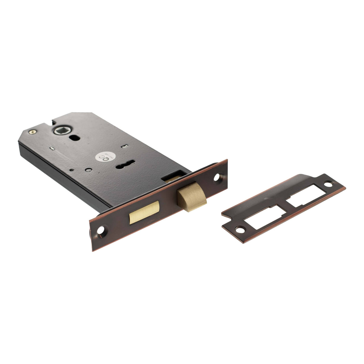 Atlantic Horizontal 3 Lever Sashlock - Antique Copper - 6"