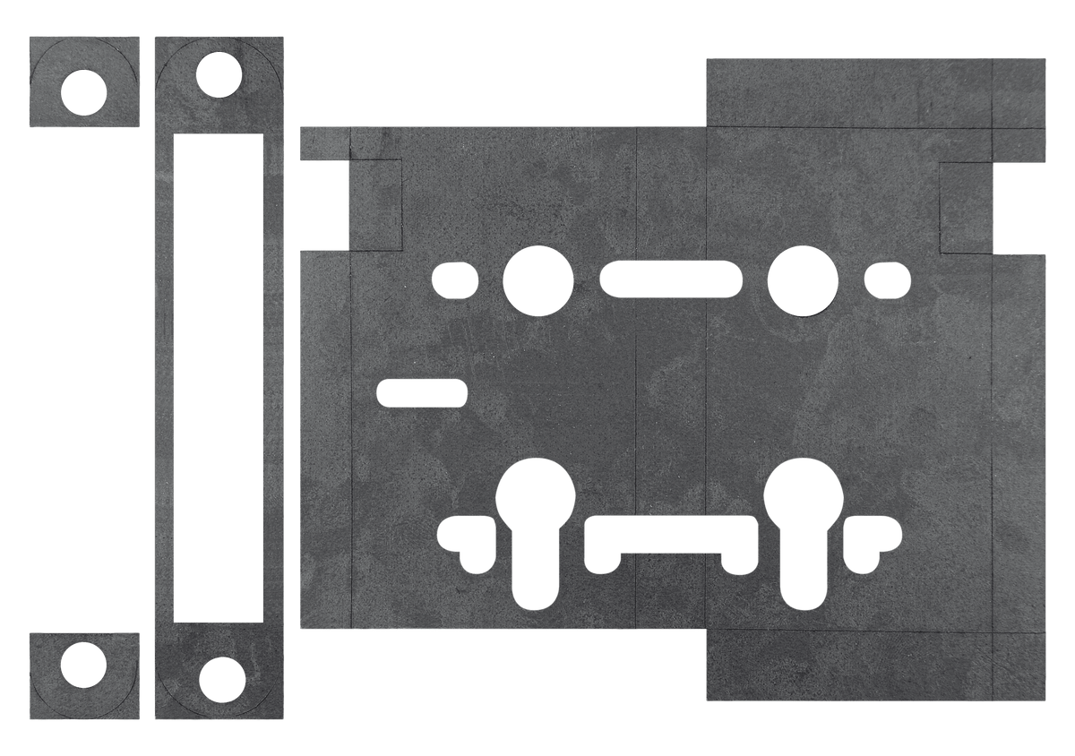 Atlantic Bathroom Lock Intumescent Lock Kit FD60 - Default - 1mm