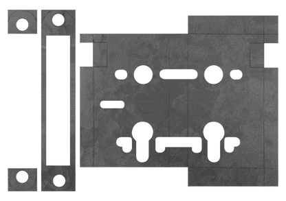 Atlantic Bathroom Lock Intumescent Lock Kit FD60 - Default - 1mm