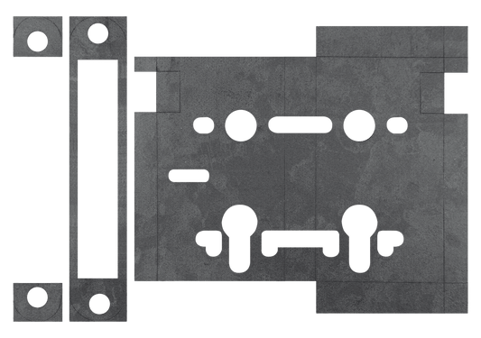 Atlantic Bathroom Lock Intumescent Lock Kit FD60 - Default - 1mm