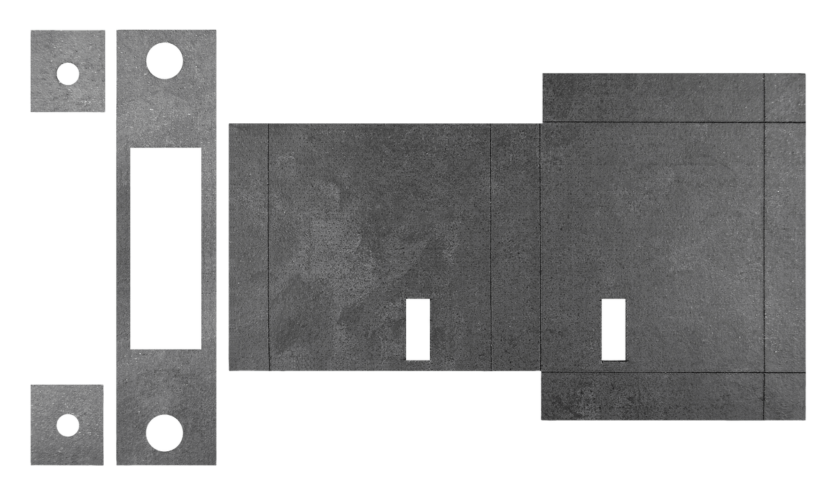 Atlantic Deadlock - 3LK Intumescent Lock Kit FD30 0.8mm by Atlantic Hardware