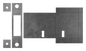 Atlantic Deadlock - 3LK Intumescent Lock Kit FD30 - Default - 0.8mm