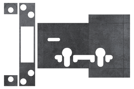 Atlantic Deadlock - Euro & 5LK Intumescent Lock Kit FD30 0.8mm by Atlantic Hardware