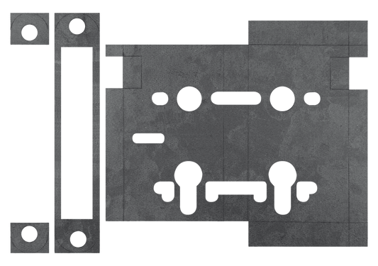 Atlantic Sashlock - Euro, 3LK & 5LK Intumescent Lock Kit FD60 1mm by Atlantic Hardware