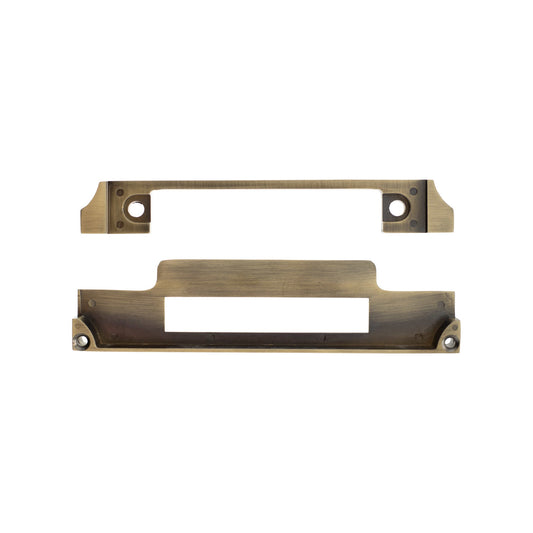 Atlantic Euro Sashlock Rebate Kit for 45mm+ doors - Antique Brass