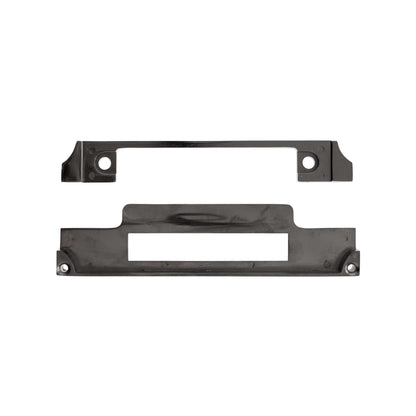 Atlantic Euro Sashlock Rebate Kit for 45mm+ doors - Black Nickel