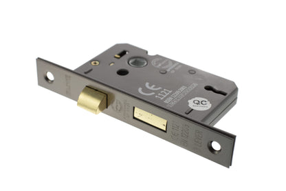 Atlantic 3 Lever Key Sashlock [CE] - Black Nickel - 2.5"
