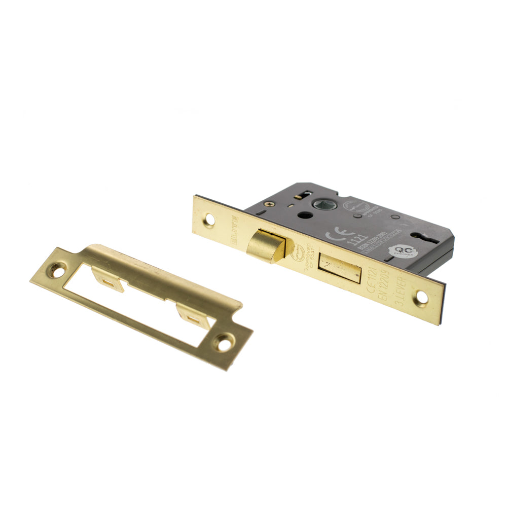 Atlantic 3 Lever Key Sashlock [CE] Keyed Alike - Polished Brass