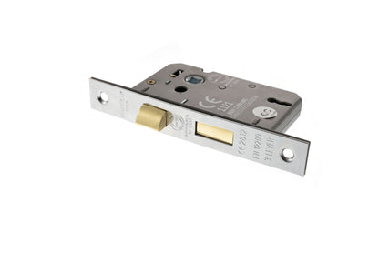 Atlantic 3 Lever Key Sashlock [CE] - Polished Chrome - 3"