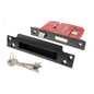 Atlantic 5 Lever Key Sashlock [BS] Keyed Alike 2.5" - Matt Black