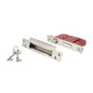 Atlantic 5 Lever Key Sashlock [BS] Keyed Alike 3" - Satin Chrome