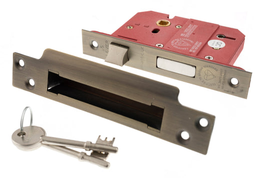 Atlantic 5 Lever Key Sashlock [BS] - Urban Bronze - 3"