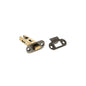 Atlantic Fire-Rated CE Marked Bolt Through Tubular Radius Latch - Distressed Silver - 2.5"