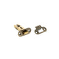 Atlantic Fire-Rated CE Marked Bolt Through Tubular Radius Latch - Matt Antique Brass - 2.5"