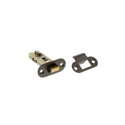 Atlantic Fire-Rated CE Marked Bolt Through Tubular Radius Latch - Matt Gun Metal - 2.5"