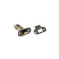 Atlantic Fire-Rated CE Marked Bolt Through Tubular Radius Latch - Matt Gun Metal - 2.5"