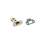 Atlantic Fire-Rated CE Marked Bolt Through Tubular Radius Latch - Polished Chrome - 2.5"