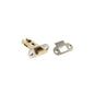 Atlantic Fire-Rated CE Marked Bolt Through Tubular Radius Latch - Polished Nickel - 2.5"