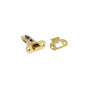 Atlantic Fire-Rated CE Marked Bolt Through Tubular Radius Latch - Satin Brass - 2.5"