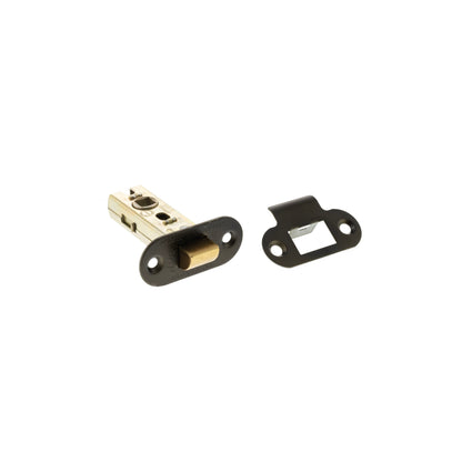 Atlantic Fire-Rated CE Marked Bolt Through Tubular Radius Latch - Urban Dark Bronze - 2.5"