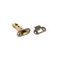Atlantic Fire-Rated CE Marked Bolt Through Tubular Radius Latch - Matt Antique Brass - 3"