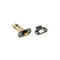 Atlantic Fire-Rated CE Marked Bolt Through Tubular Radius Latch - Matt Gun Metal - 3"