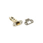 Atlantic Fire-Rated CE Marked Bolt Through Tubular Radius Latch - Polished Nickel - 3"