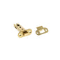 Atlantic Fire-Rated CE Marked Bolt Through Tubular Radius Latch - Satin Brass - 3"
