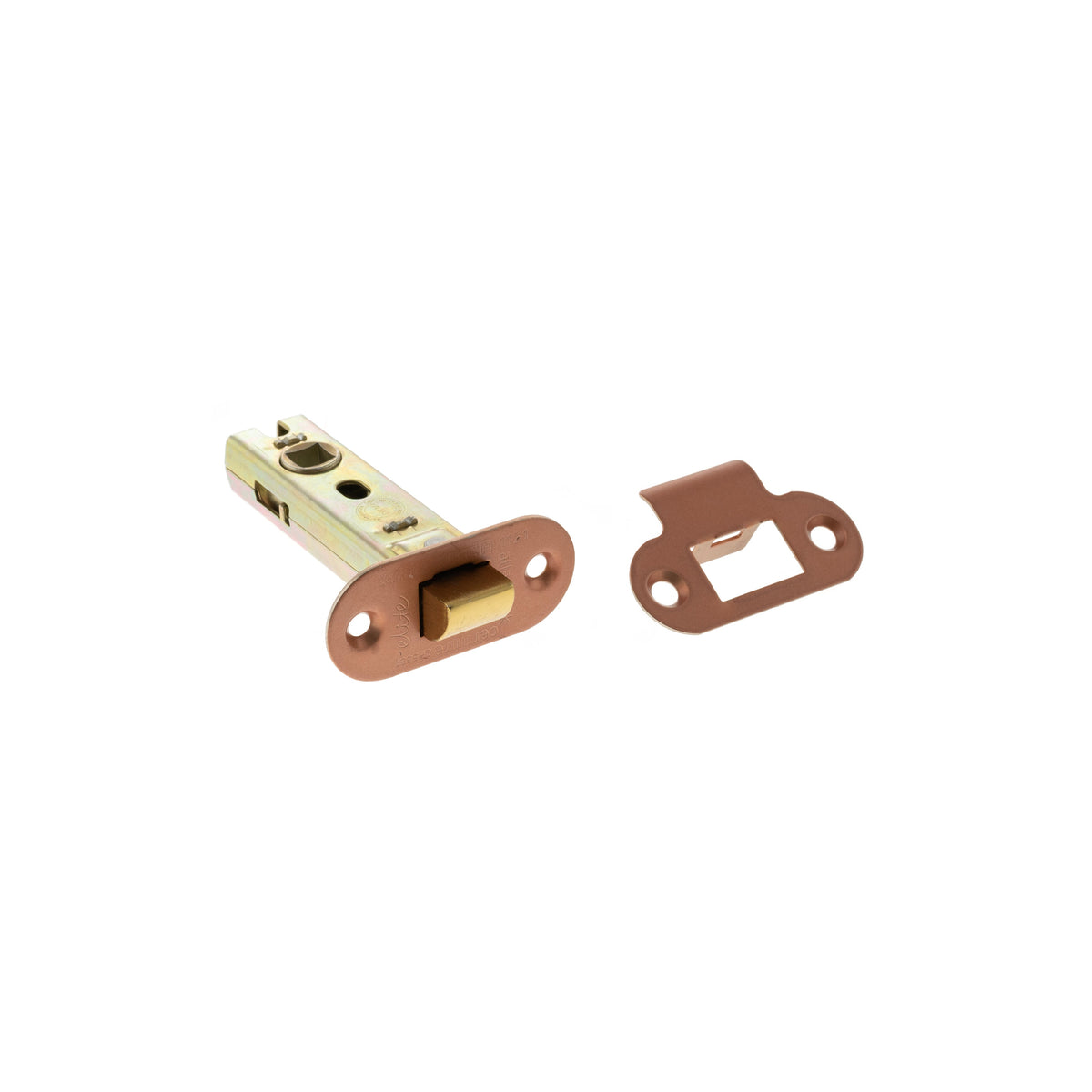 Atlantic Fire-Rated CE Marked Bolt Through Tubular Radius Latch - Urban Satin Copper - 3"