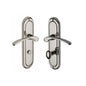 Ambassador Door Handle on Plate by M Marcus - Heritage Brass