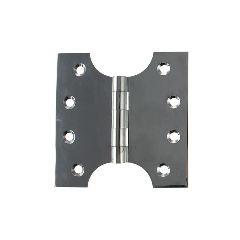 Atlantic (Solid Brass) Parliament Hinges - Polished Chrome - 4" x 2" x 4mm