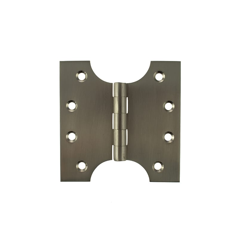 Atlantic (Solid Brass) Parliament Hinges - Satin Nickel - 4" x 2" x 4mm