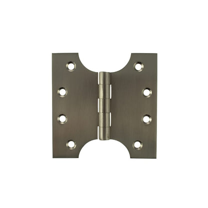 Atlantic (Solid Brass) Parliament Hinges - Satin Nickel - 4" x 2" x 4mm