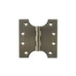 Atlantic (Solid Brass) Parliament Hinges - Satin Nickel - 4" x 2" x 4mm